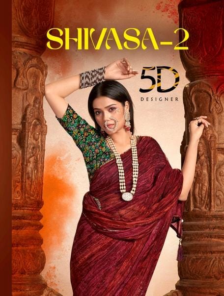 Shivasa By 5D Designer 4203-4210 Daily Wear Sarees Catalog